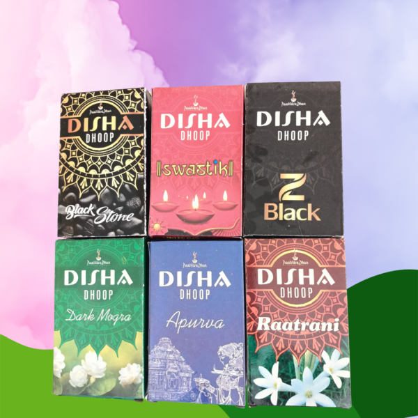 New Disha Dhoop Combo Pack of in 6 Exciting Fragrances